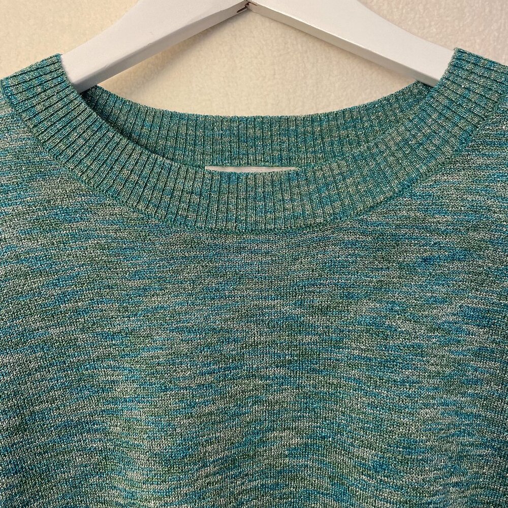 H&M France Beautiful Sparkly Crew Neck Sweater: Size S